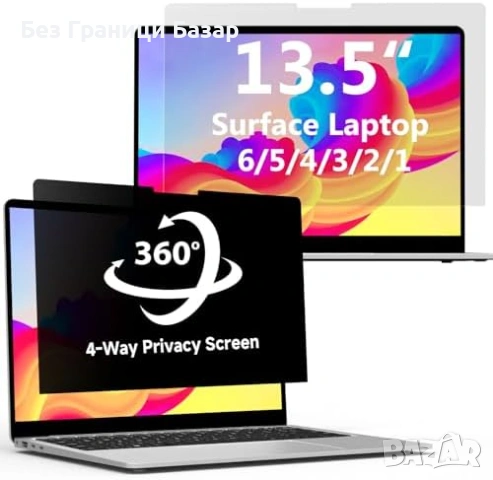 Нов Протектор за екран Surface лаптоп 13.5 против странично виждане с антиблясък за поверителност