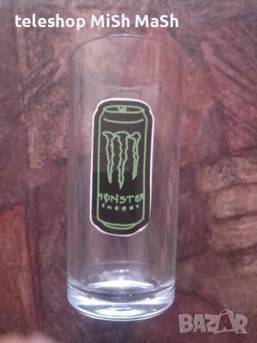 ***ТОП***Стъклена чаша с лога на Монстър Енерджи Monster Energy , снимка 2 - Други стоки за дома - 38250042