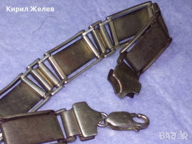 СТИЛНА КЛАСИЧЕСКА ВИНТИДЖ АРТ СРЕБЪРНА ГРИВНА СРЕБРО 925 МАЙСТОРСКА БИЖУТЕРИЙНА ИЗРАБОТКА 39922, снимка 14 - Гривни - 42600288