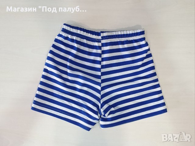 Нови детски моряшки къси панталони шорти с трансферен печат, от 1 до 7 години, снимка 3 - Детски къси панталони - 30326235