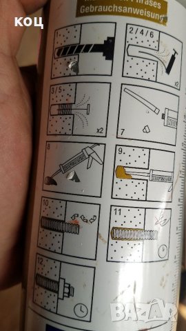 Химичен анкер.двукомпонентно лепило, снимка 5 - Други инструменти - 23139758