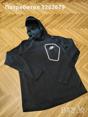 Nike fleece оригинален суичър размер L, снимка 2 - Спортни дрехи, екипи - 54251119