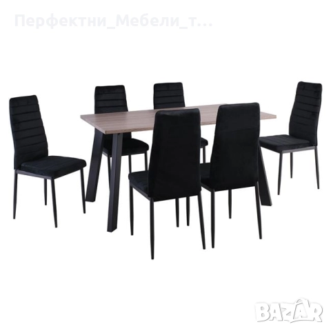 Икономичен комплект маса с 4 стола за квартира,апартамент под наем,RB, снимка 3 - Маси - 51878225