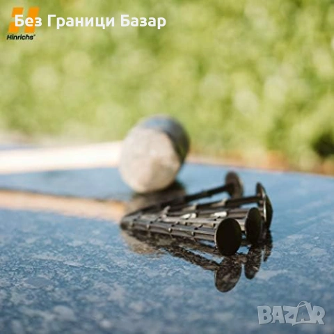 Нов голям комплект 100 броя Къмпинг колчета за фиксиране на палатки и градински покривала, снимка 6 - Други - 53200235