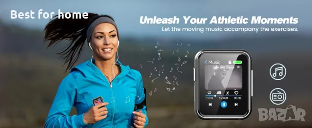 128G MP3 плейър с Bluetooth  BMDSAE M01, снимка 11 - MP3 и MP4 плеъри - 49408815