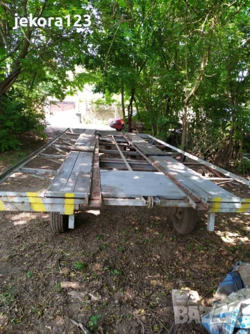 Ремарке за бали/кошери в перфектно състояние Тел:0887125512 Цена:5000лв, снимка 5 - Ремаркета - 51297255