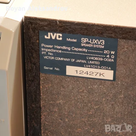 JVC UX-V55R - Дизайнерска микро Hi-Fi аудио система с вертикален диск, снимка 11 - Аудиосистеми - 55945396