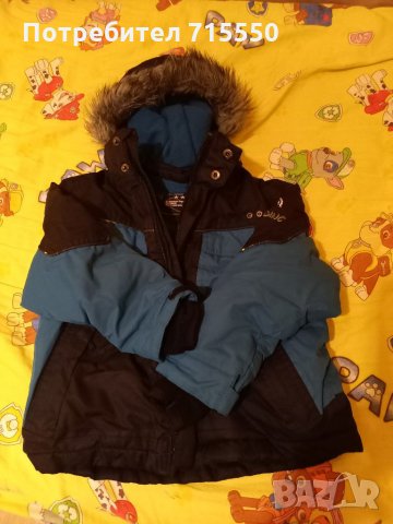 Зимно детско ветроустойчиво скиорско яке 98 размер, снимка 3 - Детски якета и елеци - 30063789