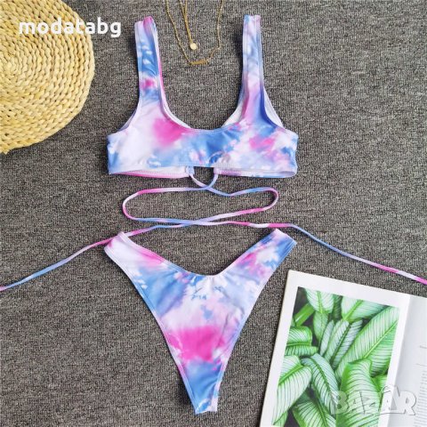 РАЗПРОДАЖБА НА БАНСКИ/Бански в преливащи свежи цветове (С, М, Л), снимка 5 - Бански костюми - 29453400