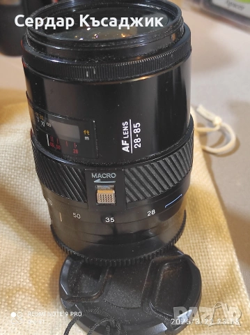 SONY a-200 с обектив Minolta 28/2,8, снимка 11 - Фотоапарати - 47476206