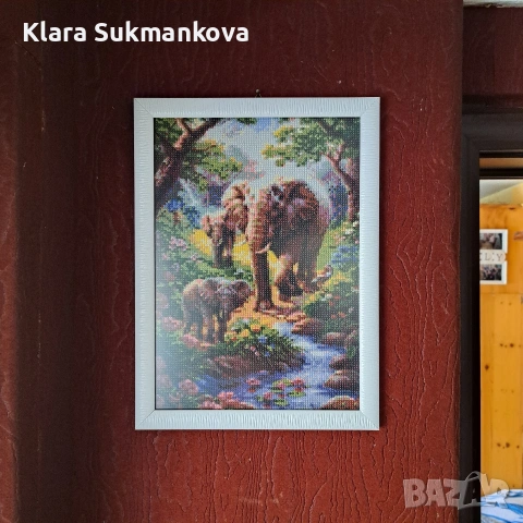 диамантен гоблен с Слон 