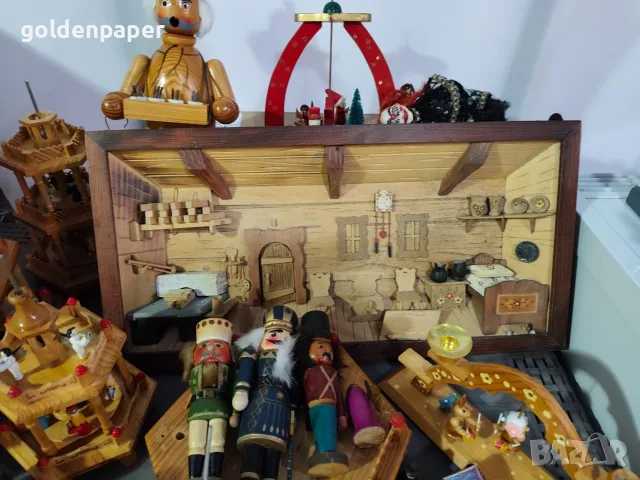 Дървени Части за коледни играчки пирамиди, снимка 4 - Коледни подаръци - 56086672