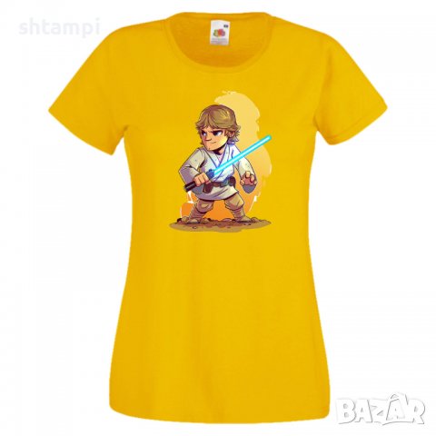 Дамска тениска Star Wars Luke Игра,Изненада,Подарък,Геймър,, снимка 11 - Тениски - 36789126