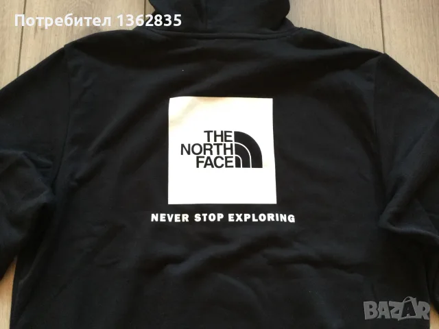 НОВ оригинален черен памучен суичър блуза THE NORTH FACE размер L от САЩ , снимка 7 - Суичъри - 53532555