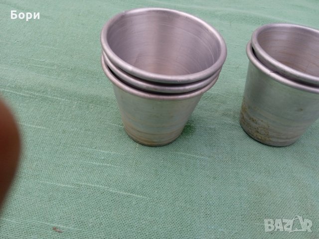 Стари алуминиеви купи за крем карамел, снимка 2 - Съдове за готвене - 35248275
