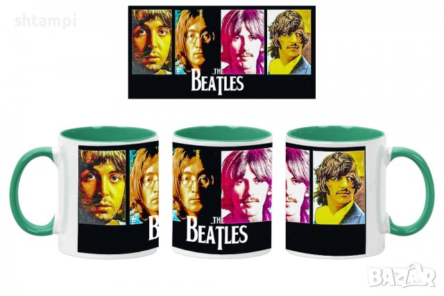 Чаша Beatles 07,Керамична Чаша, Кафе Чай, Игра,Изненада,Подарък,Повод,Празник,Рожден Ден, снимка 2 - Чаши - 38508347