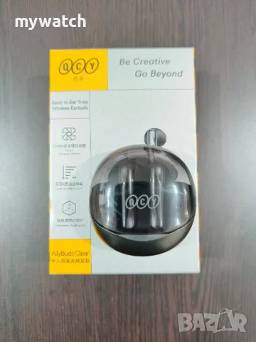 QCY AilyBuds Clear T32 безжични слушалки , снимка 2 - Bluetooth слушалки - 47462867