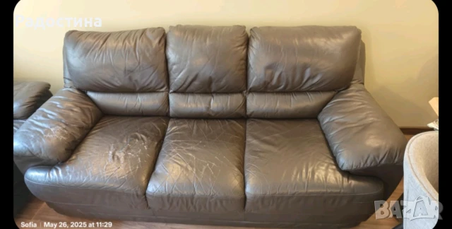 Кожени дивани, снимка 2 - Дивани и мека мебел - 50590277