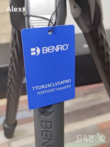Карбонов статив BENRO TTOR24CLV с флуидна глава S4PRO, снимка 6 - Чанти, стативи, аксесоари - 50968567