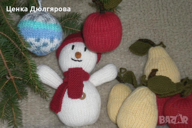 Плетени коледни играчки - Разпродажба!!! Последни бройки!!, снимка 2 - Ръчно изработени сувенири - 52809828