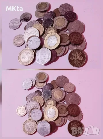 Лот стари монети и банкноти