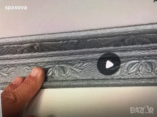 Самозалепваща 3 D лента 230 Х 8 см бяла или серебриста, снимка 1