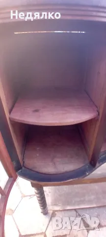 Старинна австрийска махагонова витрина,скрин,кристал, снимка 11 - Антикварни и старинни предмети - 48601548