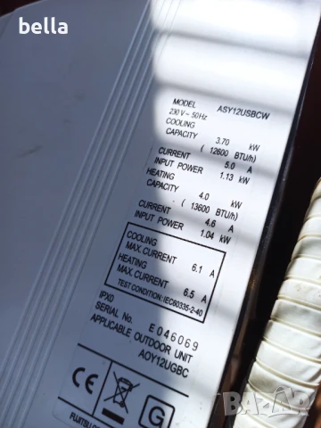 Климатик Fujitsu R410A,за части или др., снимка 2 - Климатици - 50594638