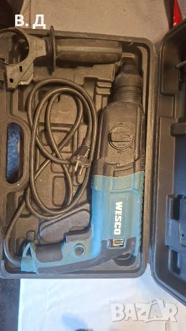 Перфоратор Wesco WS3212K SDS+ 800W 2.8J в куфар, снимка 2 - Други машини и части - 55992130
