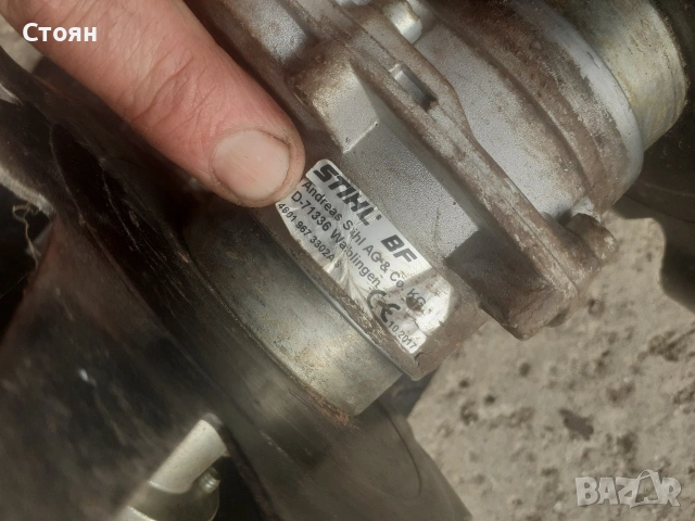 Почвена фреза за моторна коса Щил, снимка 3 - Градинска техника - 53174365