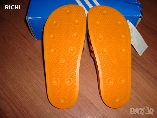 Adidas Originals – чехли/джапанки оранжеви, снимка 12 - Чехли - 36870232