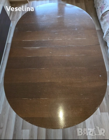 Трапезарна маса разтегателна 132/69/76 см, снимка 11 - Маси - 53304342