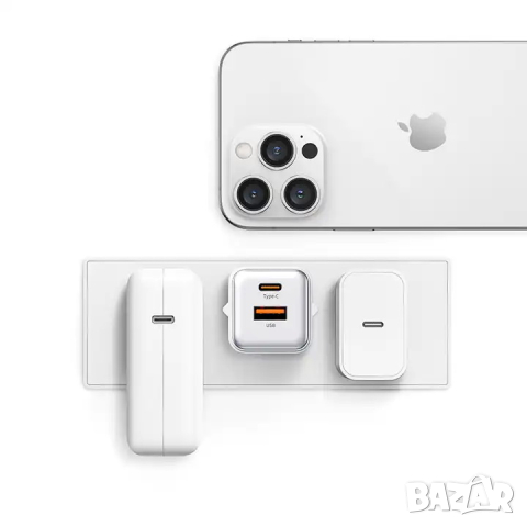 Бързо зарядно USAMS US-CC189 PD30W, снимка 5 - Оригинални зарядни - 44514326