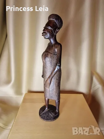 Африканска фигура , снимка 3 - Антикварни и старинни предмети - 48818373