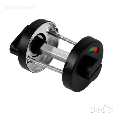 Брава за тоалетна врата с индикатор за заетост неръждаема стомана НОВА