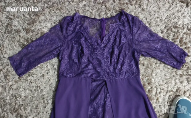 Елегантна рокля за повод за по-едри дами, р-р Хл, снимка 4 - Рокли - 48260856