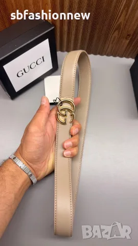 Gucci естествена кожа колан, снимка 4 - Колани - 55761082