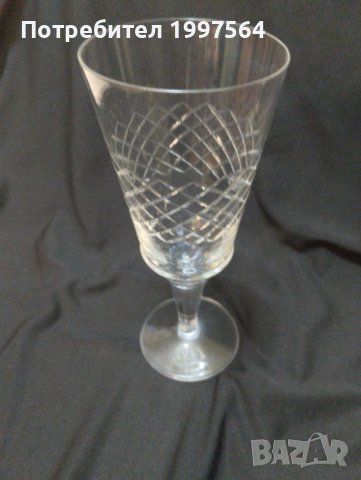Кристални чаши за вино или шампанско - 5 бр