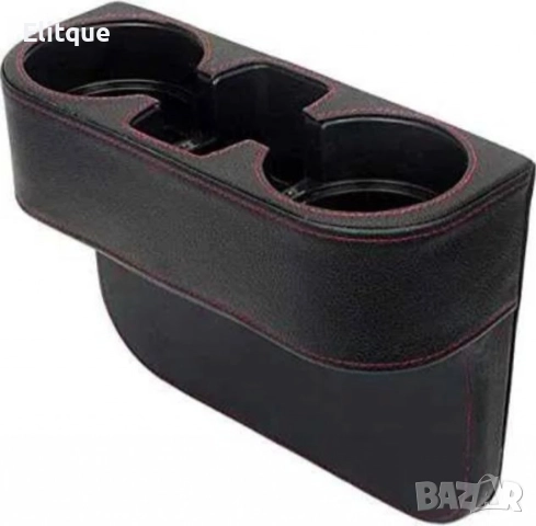 Органайзер - Поставка за чаши и телефон с кожено покритие за кола, снимка 4 - Други стоки за дома - 52657498