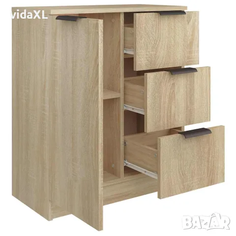 vidaXL Сайдборд, сонома дъб, 60x30x70 см, инженерно дърво, снимка 5 - Бюфети - 56148057