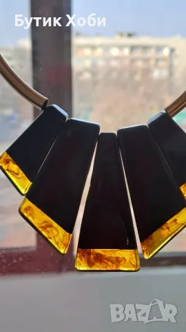 Винтидж брандово колие Mark Cain , снимка 5 - Антикварни и старинни предмети - 48869598