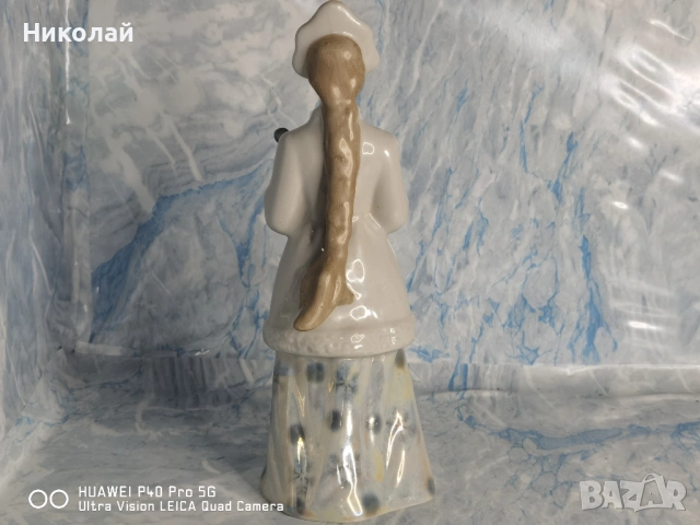 Стара Съветска Руска Порцеланова Фигура Статуетка Полонски Завод Снежанка, снимка 7 - Антикварни и старинни предмети - 54357517