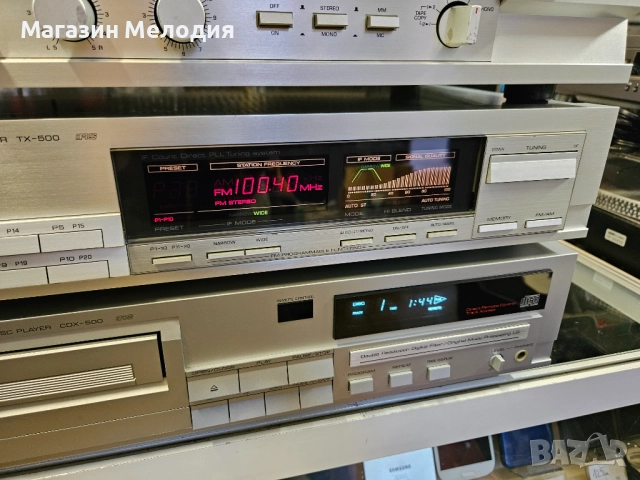 Страхотна аудиосистема YAMAHA В отлично техническо и визуално състояние. Усилвател Yamaha AX-500 + т, снимка 8 - Аудиосистеми - 41640034