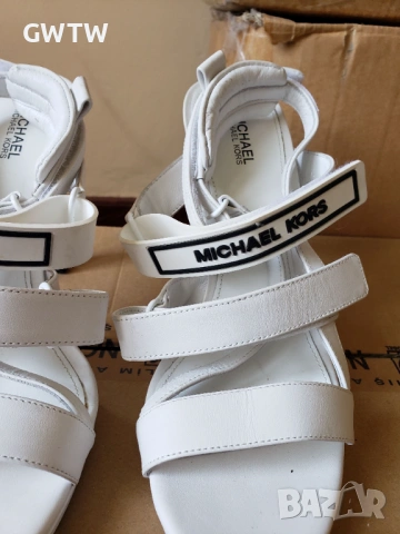Michael Kors Demi Leather Sandal, естествена кожа, снимка 12 - Сандали - 54185496