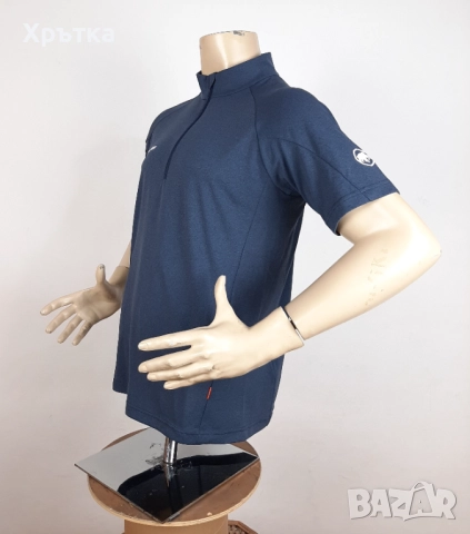 Mammut Aegility Half Zip - Оригинална мъжка тениска с цип р-р M, снимка 4 - Тениски - 51930437