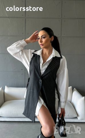 ДАМСКА РОКЛЯ ОТ ДВЕ ЧАСТИ BLACK, снимка 2 - Рокли - 32008982