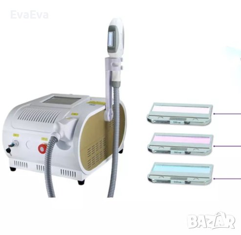 OPT ( Optimal Pulsed Technology)  SHR лазер с 3 дължини на вълната за трайно обезкосмяване, лазерно , снимка 4 - Козметични уреди - 40422312