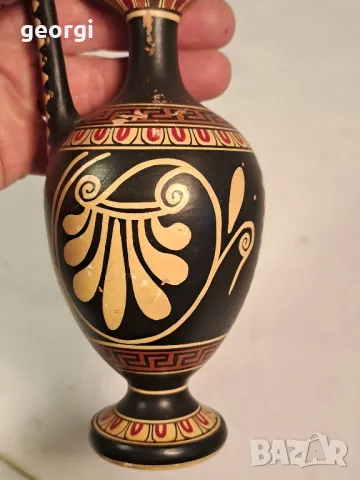 Стара гръцка амфора Ахил и Хектор 19/4, снимка 5 - Други ценни предмети - 49167636