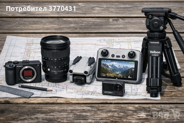 Sony Zv-e1, Sigma 24-70 DG DN Art II, Dji Mini 4 Pro Rc2, Dji Action 4