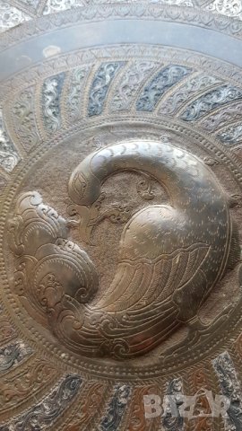 Ръчно гравирано медно пано, снимка 2 - Пана - 29936194